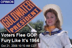 Voters Flee GOP Fury Like It's 1964