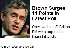 Brown Surges 11 Points in Latest Poll