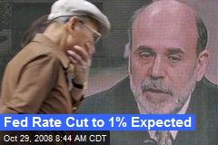 Fed Rate Cut to 1% Expected