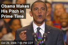 Obama Makes His Pitch in Prime Time