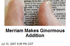 Merriam Makes Ginormous Addition