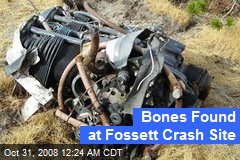 Bones Found at Fossett Crash Site