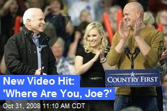 New Video Hit: 'Where Are You, Joe?'