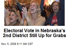 Electoral Vote in Nebraska's 2nd District Still Up for Grabs