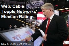 Web, Cable Topple Networks' Election Ratings
