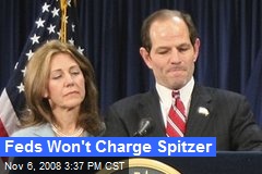 Feds Won't Charge Spitzer