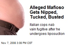 Alleged Mafioso Gets Nipped, Tucked, Busted
