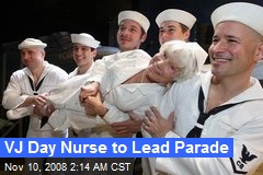 VJ Day Nurse to Lead Parade