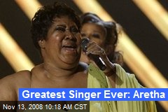 Greatest Singer Ever: Aretha