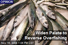 Widen Palate to Reverse Overfishing