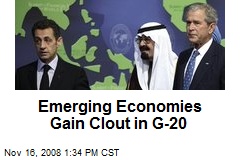 Emerging Economies Gain Clout in G-20