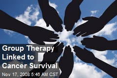 Group Therapy Linked to Cancer Survival