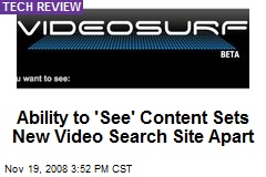 Ability to 'See' Content Sets New Video Search Site Apart