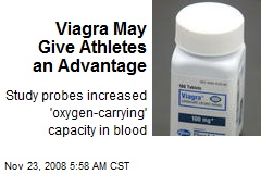 Viagra May Give Athletes an Advantage