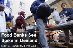 Food Banks See Spike in Demand