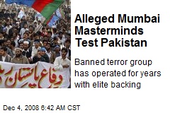 Alleged Mumbai Masterminds Test Pakistan