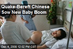 Quake-Bereft Chinese Sow New Baby Boom