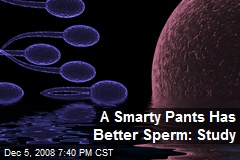 A Smarty Pants Has Better Sperm: Study