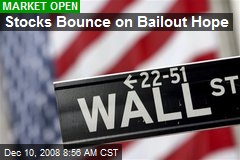Stocks Bounce on Bailout Hope