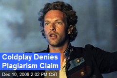 Coldplay Denies Plagiarism Claim