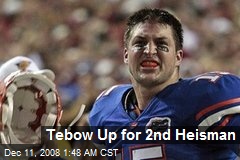 Tebow Up for 2nd Heisman