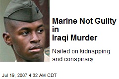 Marine Not Guilty in Iraqi Murder