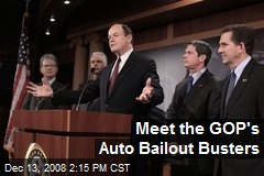 Meet the GOP's Auto Bailout Busters