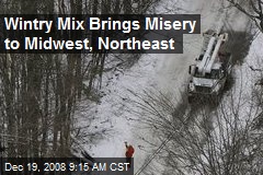 Wintry Mix Brings Misery to Midwest, Northeast