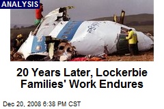 20 Years Later, Lockerbie Families' Work Endures