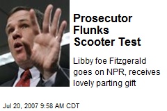 Prosecutor Flunks Scooter Test