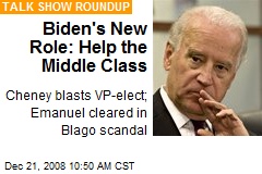 Biden's New Role: Help the Middle Class