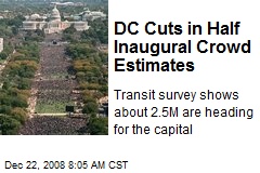 DC Cuts in Half Inaugural Crowd Estimates