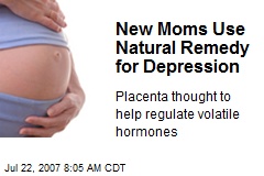 New Moms Use Natural Remedy for Depression