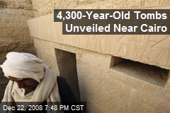 4,300-Year-Old Tombs Unveiled Near Cairo