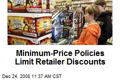 Minimum-Price Policies Limit Retailer Discounts