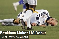 Beckham Makes US Debut
