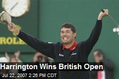 Harrington Wins British Open