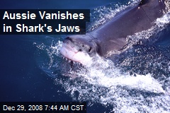Aussie Vanishes in Shark's Jaws
