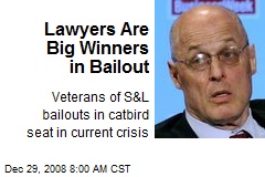 Lawyers Are Big Winners in Bailout