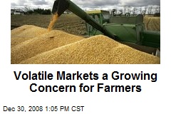 Volatile Markets a Growing Concern for Farmers