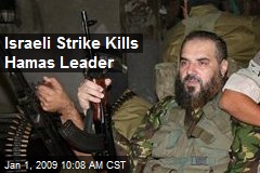Israeli Strike Kills Hamas Leader