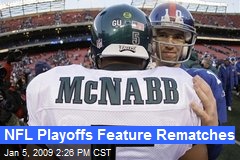 NFL Playoffs Feature Rematches