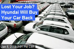 Lost Your Job? Hyundai Will Buy Your Car Back