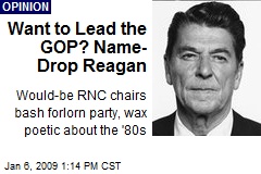 Want to Lead the GOP? Name- Drop Reagan