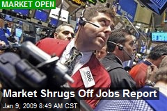 Market Shrugs Off Jobs Report