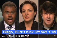Blago, Burris Kick Off SNL's '09