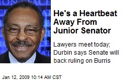 He's a Heartbeat Away From Junior Senator