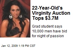 22-Year-Old's Virginity Auction Tops $3.7M