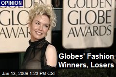 Globes' Fashion Winners, Losers