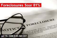 Foreclosures Soar 81%